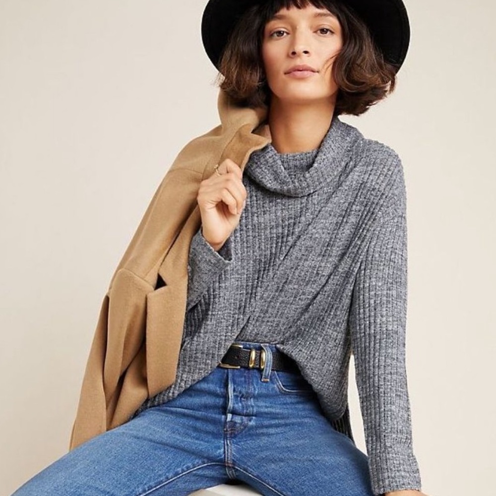 Maeve Vanna Cowl Neck Pullover Sweater